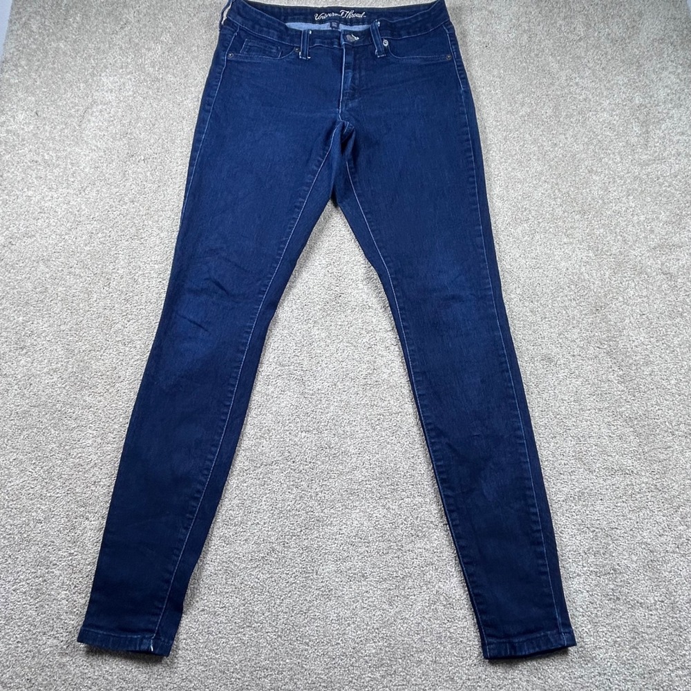 Universal Thread Womens Skinny Jeans Dark Wash Indigo Blue Size 8/29L Long